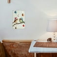 thumbnail image 3 of Charming Winter Birds Christmas Tin Sign - Vintage Iron Wall Art, Reusable Decoration for Home and Bar, 8x12 Inch, 3 of 8