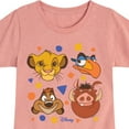 thumbnail image 3 of The Lion King - Simba, Pumbaa, Timon, & Zazu - Toddler & Youth Girls Short Sleeve Graphic T-Shirt, 3 of 6