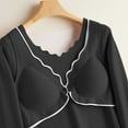 thumbnail image 6 of hengsof Women's Maternity Long Sleeve Tops Stretch Bottoming Tops Suitable for Pregnant Women, 6 of 6