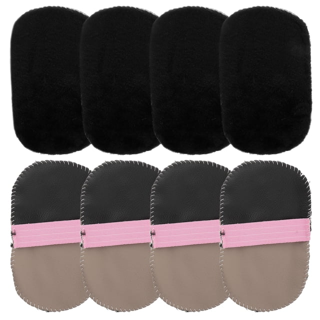Juego de 8 guantes y cepillos para pulir cuero, paño de felpa para lustrar zapatos, kit para pulir sofás, cepillos para muebles, zapatos, bolsos e interiores de coche.