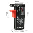 thumbnail image 3 of D-FantiX Battery Tester, Universal Battery Checker for AAA AA C D 9V 1.5V Button Cell Household Batteries Model BT-168, 3 of 8