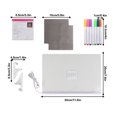 thumbnail image 3 of Aqestyerly Developmental Toys,Led Acrylic Message Board for Kids,Reusable Night Light Writing Board for Diy Notes, Creative Drawing and Decoration, 3 of 8
