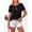 Black, variant on Womens Boat Neck Tops Short Sleeve T-Shirts Causal Fashion Tee Shirts 2026 Summer Spring Clothes Black X-Large