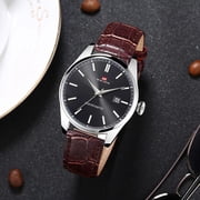 VAVA VOOM Men's Watch Top Brand Wrist Watch Luxury Fashion Business Sports Genuine Leather Waterproof Calendar Quartz public house