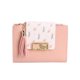 thumbnail image 1 of Cartera Corta Con Borlas para Mujer Bolso Mano Cuero para Tarjetas Monedero para Mujer (rosa Claro), 1 of 10