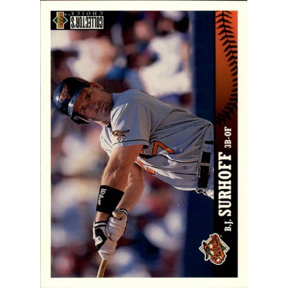 1997 Collector's Choice #43 B.J. Surhoff MLB Baseball Trading Card