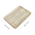 thumbnail image 5 of Travertine Marble Rectangular Vanity Tray, Luxury Natural Stone Storage Tray for Bathroom, Kitchen, Dresser & Home Decor, 5 of 5