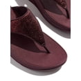 thumbnail image 5 of Fitflop Women's Lulu Crinkled-Shimmer Toe-Post Sandals, 5 of 7
