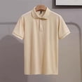 thumbnail image 6 of Timoontee Men's Short Sleeve Basic T Shirt Breathable Fabric Moisture Wicking Lapel Collar Crew Neck High Quality Quick Dry Yellow XXXL, 6 of 9