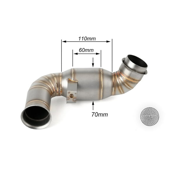 For KTM 890 Duke / R 2021 2022 2023 890 Adventure / R, Rally 2022 2023 Duke 890 Escape Slip-on Motorcycle Exhaust Middle Link Pipe