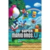 Super Mario Bros U Luigi Nintendo Wii Video Game Kids Poster - 12x18 inch