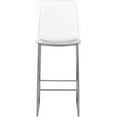 thumbnail image 3 of Home Square 2 Piece Acrylic Seat Counter Stool Set in Chrome, 3 of 4