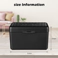 thumbnail image 2 of 4 Pieces Index Card Box Flash Card Holder Notecard Box Index Card Organizer Flashcards for Recipes Filing Notes, Addresses and Recipes (Red, Yellow, White, Green)-Black, White,Black, White, 2 of 6