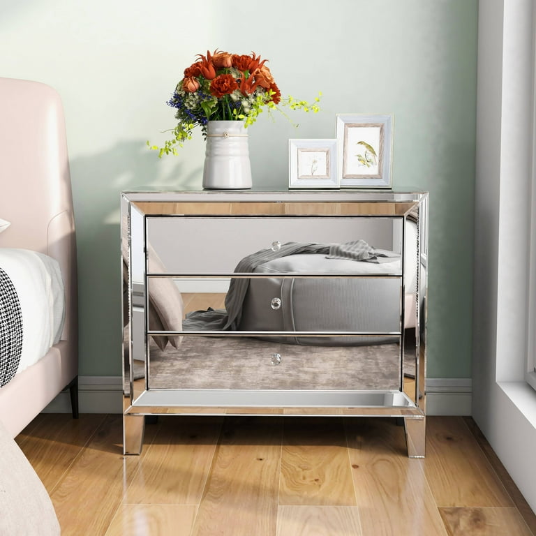 Modern wide nightstand deals