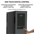Koolatron 12 Bottle Dual Zone Wine Cooler with Digital Controls WC12DZ