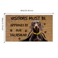 THENEWS Cute And Funny Dog Mat For Doorway Decorative Mat For