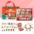 thumbnail image 2 of Calendario de Adviento de Navidad, collar de lujo, caja de regalo, pulsera de princesa, pendientes, regalo de Navidad, cuenta atrás de 24 días, sorpresa de cumpleaños para niñas, 2 of 6