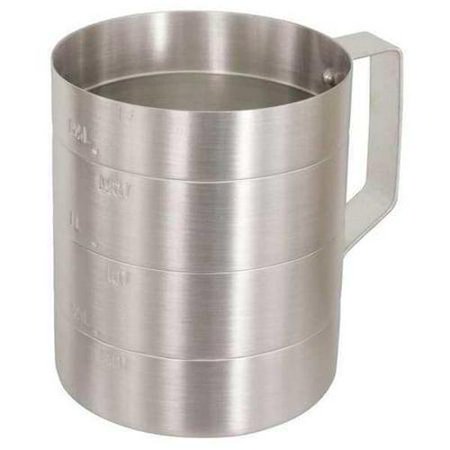 Crestware Measuring Cup, Aluminum, 2 qt. Dry
