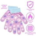 thumbnail image 3 of Gorro de punto de invierno con dobladillo para niñas de Frozen de Disney, 3 of 7