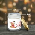 thumbnail image 5 of Scented Candle - Christmas Holiday - Merry Reindeer - Lavender, 5 of 5