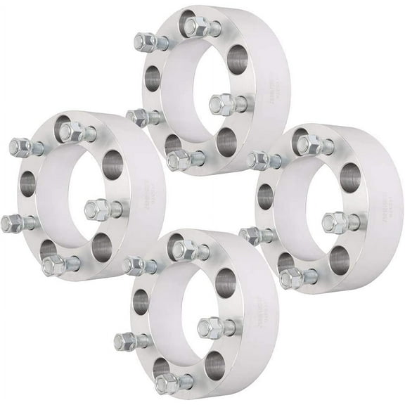 SCITOO Wheel Spacers 4X 2.0 inch 5x5.5 to 5x5.5 Wheel Spacer Adapters 9/16" Stud Compatible with for Chrysler for Mitsubishi Fits select: 1994-2000,2003-2008 DODGE RAM 1500
