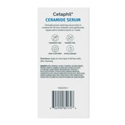 CETAPHIL Ceramide Face Serum, Lightweight Serum for All Skin Types, Ceramides, CICA & Allantoin, 1 fl oz