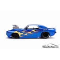 thumbnail image 2 of 1969 Chevy Camaro with Engine Blower, Blue with Yellow Flames - Jada 30977DP1 - 1/24 scale Diecast Model Toy Car (Brand New but NO BOX), 2 of 4