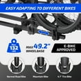 thumbnail image 3 of Ozark Trail Premium Platform Steel Bike Rack with 132lbs Load Capacity, 2'' Hitch Receiver E-Bike Compatible, 3 of 8