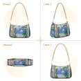 thumbnail image 7 of FORMRS Womens Shoulder Bag with Chain Strap Clutch Purse Cute Tote Handbag, Pink Seaside, 7 of 7