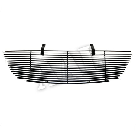 Nissan Altima Polished Billet Grille - AAL REPLACEMENT BILLET GRILLE / GRILL INSERT For 2002 2003 2004 NISSAN ALTIMA 1PC UPPER REPLACEMENT 16 bars BLACK