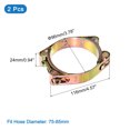 thumbnail image 2 of 2Pack T-Bolt Hose Clamps, 240-252mm/9.45"-9.102" ID Range, Carbon Steel Radiator Hose Clamp Intake Clamp, 2 of 4