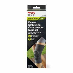 CVS Health Knee Deluxe Stabilizing Compression Support, Medium