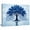 C, variant on XaaKee Art Prints Silver Weeping Branches Textured Tree Art Modern Nature Mural Canvas Decor Inner Framed 18x12Inch