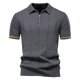 thumbnail image 1 of pstuiky camisetas para hombre, Suéter informal de manga corta con cuello vuelto, cómodo y liso para hombre camisas casuales para hombre s, 1 of 4