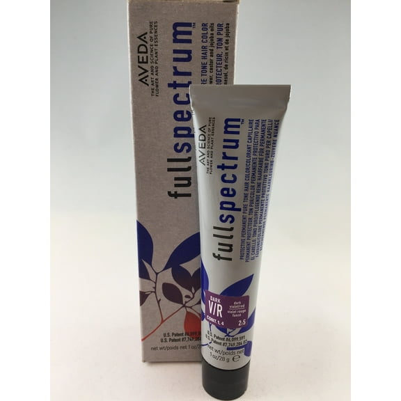 Aveda Full Spectrum Protective Permanent Pure Tone Hair Color Dark Violet/Red 28g/1oz