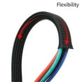 thumbnail image 3 of Grey Braid Sleeve High Density Cable Wrap Sheath Braid For Wires, 3 of 5