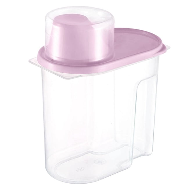 Cereal Dispenser Storage Box Plastic Food Cereal Grain Bean Rice Container Case Kitchen Bottles And Jars 2.5L/1.9L