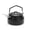 Black, variant on 1L Stainless Steel Kettle Camping Stovetop Teapot with Folding Handle Outdoor Water Jugs Bottle Hiking Kitchen Tableware