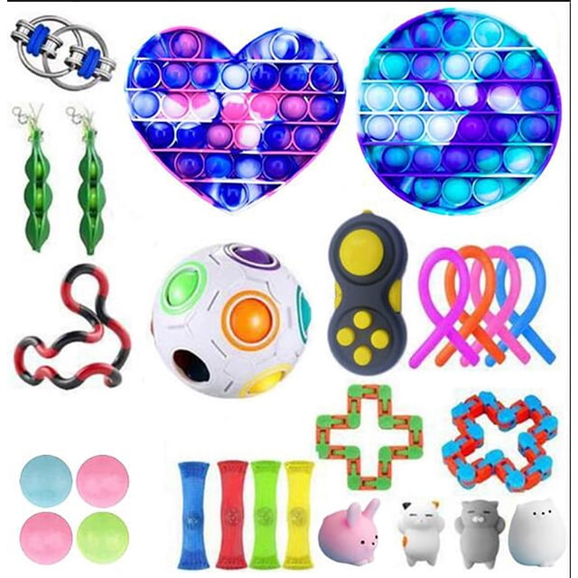 Juguete sensorial Push Bubble Fidget para aliviar el estrés del autismo