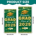 thumbnail image 3 of ZLBDYG Congrats Grad Class of 2025 Sign Banner Door Cover, Graduation Party Decorations, Large Front Door Porch Sign Backdrop for Wall Indoor Outdoor Photo Booth Props Party Supplies, 3 of 7