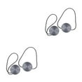 thumbnail image 2 of stanreset 1/2/3/5 2pcs Rideau Métallique Tieback Remplacement Simple Style Solide Couleur Ménage Pare-Soleil Boucle Boucle Accessoires Gris 2PCS, 2 of 6
