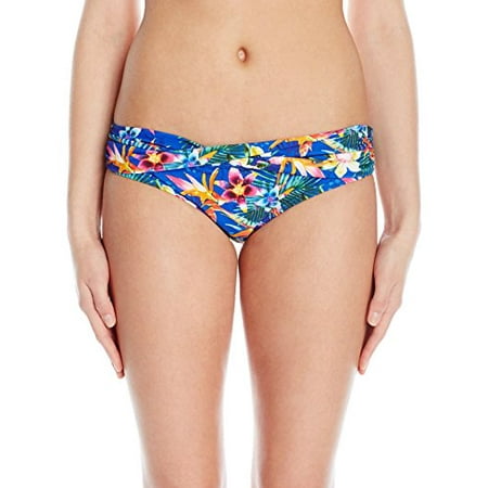 Rose Waistband - Sunsets Women's Sash Low Rise Bikini Bottom Printed, Mahola, M