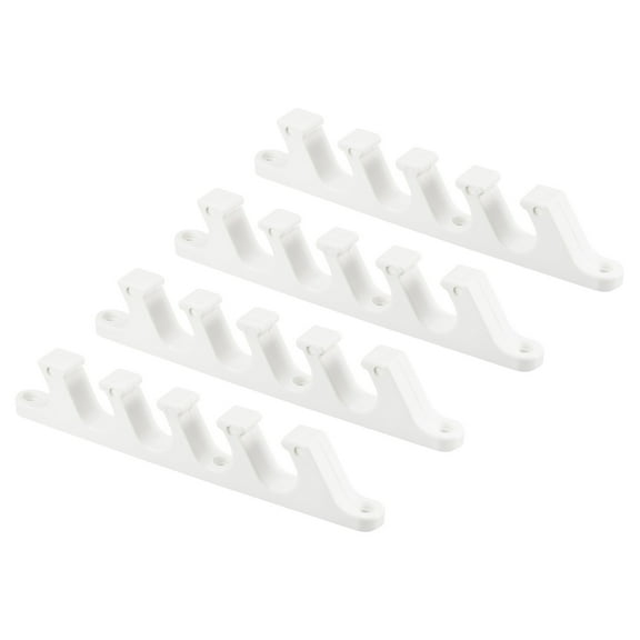 Soporte de ajuste de chaise de 5 posiciones Uxcell, paquete de 4 en blanco