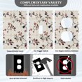 thumbnail image 3 of Yayeee Blank Wall Plate Cover 1-Gang 4.5"x2.7" Home Unused Decorative Outlet, Floral Plaid, 3 of 7