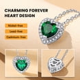 thumbnail image 5 of Bestyle Birthstone Necklace for Mom Wife Daughter, May Crystal Pendant Necklace Jewelry Gifts for Birthday Christmas, 5 of 8