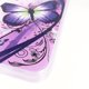 thumbnail image 4 of Funda rígida híbrida de doble capa con protector de pantalla para Motorola Moto G 5G 2024 (XT2417) (morado mariposa + vidrio templado), 4 of 7