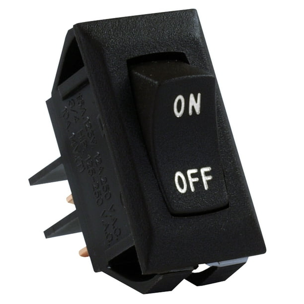 JR Products 12591-5 Labeled On/Off Switches, Pack of 5 - Black ...