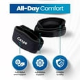 thumbnail image 3 of Caspe 2 Pack Adjustable Elbow Support Brace for Men & Women, Lightweight Forearm Band with Counterforce Pad for Everyday Arm Stability and Active Use - Black, 3 of 10
