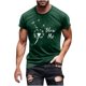 thumbnail image 5 of Hombres Pantalones Cortos de Manga Corta Impresa Casual Cuello Redondo Superior, Camisa de Moda para el Verano Y la Primavera, 5 of 8