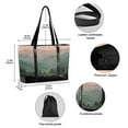 thumbnail image 2 of FORMRS Laptop Tote Bag for Women with 15.6" Computer Compartments Handbag, Mountains at Dawn, 2 of 7